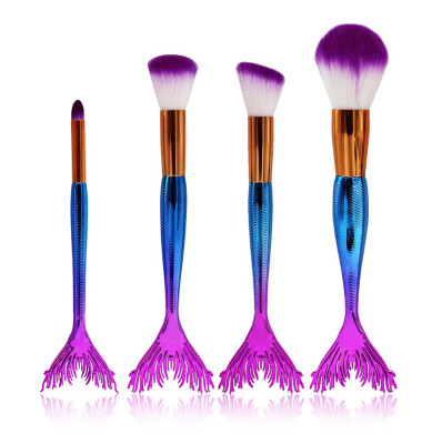 

Toponeto 4PCS Make Up Foundation Eyebrow Eyeliner Blush Cosmetic Concealer Brushes