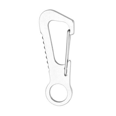 

Stainless Steel Hanging Buckle Bottle Opener Snap Clip Mountaineering Tools