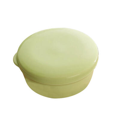 

Round Soap Box Bathroom Kitchen Tools Soap Dish Holder Travel Storage Case