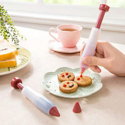 

Food Grade Silicone Cake Chocolate Decorating tools Food Writing Pen Cake Mold