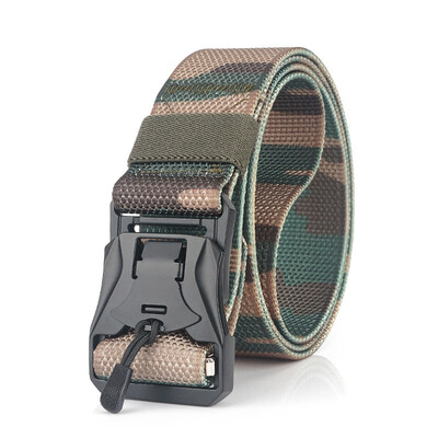 

New Nylon belt Camouflage Insert Buckle Mens belt Tactical belt Fast Multifunction Military training belts Fabric belt 125cm