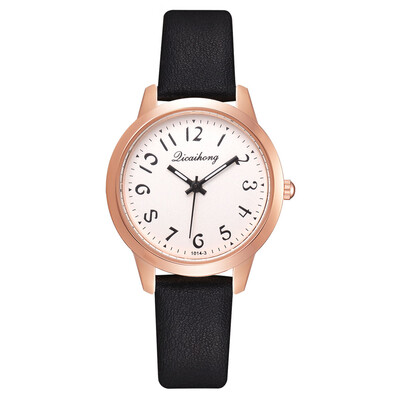 

Girls watch casual fashion high quality PU belt fashion watch
