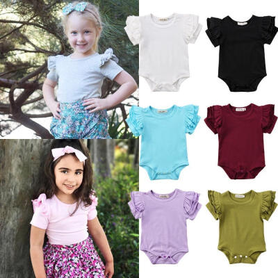 

Toddler Infant Baby Girl Outfits Casual Romper Bodysuit Jumpsuit Sunsuit Clothes