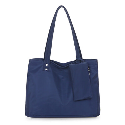 

Tailored 2Pcs Men Women Oxford Solid Waterproof Large Capacity Shoulder Bag Casual Totes