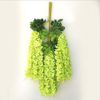 

FUNNYBUNNY Artificial Silk Wisteria Vine Hanging Flower Wedding Decor 6colors