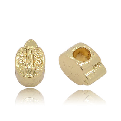 

Nickel Free & Lead Free Unfading Golden Alloy European Beads Large Hole Ladybug Beads 125x8x8mm Hole 5mm