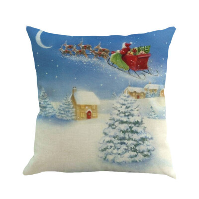 

Siaonvr Christmas Pillow Cover Pillowcases Decorative Sofa Cushion Cover 45x45cm