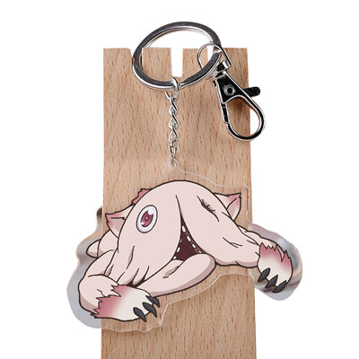 

2019 New Anime Made in Abyss Nanachi Key Rings Acrylic Keychain Charm Keyring Pendant