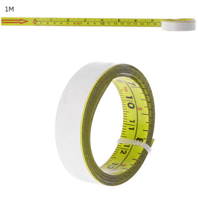 

Inch & Metric Self Adhesive Tape Steel Measure Miter Saw Scale Miter Track Ruler