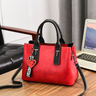 

Autumn&winter new wave retro handbags simple wild large capacity soft leather shoulder diagonal mobile handbags
