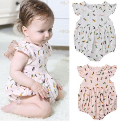 

Cute Newborn Baby Girls Floral Romper Bodysuit Babygrows Clothes Outfits Sunsuit