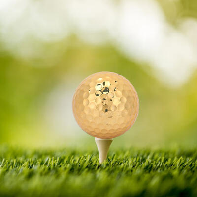

Greensen 3Pcs Gold Rubber Golf Balls Outdoor Exercise Sports Equipment