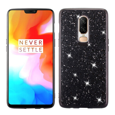 

MOONCASE One plus 6 flash powder TPU-black