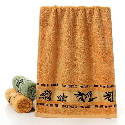 

Soft Towel Bamboo Charcoal Black Ink Bamboo Jacquard Value Bathroom Environmental Protection Towel