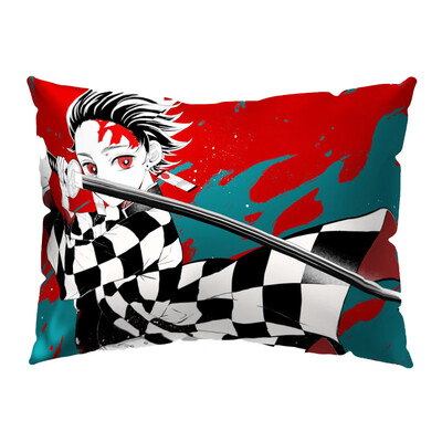 

redCherry Anime Demon Slayer Kimetsu no Yaiba Square Throw Pillow Case Cushion Cover