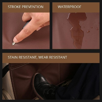 

Car Backseat Organizer PU Leather Auto Back Seat Cushion for Kids
