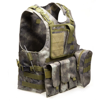 

Outlife Tactical Military Swat Field Battle Airsoft Molle Combat Assault Plate Carrier Vest