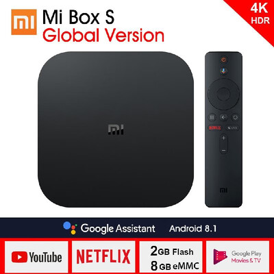 

Global Version Xiaomi Mi Box  4K HDR Smart Set-top TV Box Android 81 Quad Core 2GB8GB WiFi BT Smart Media Player Voice Controll