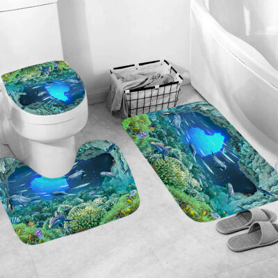 

〖Follure〗3pcs Non-Slip Bath Mat Bathroom Kitchen Carpet Doormats Decor