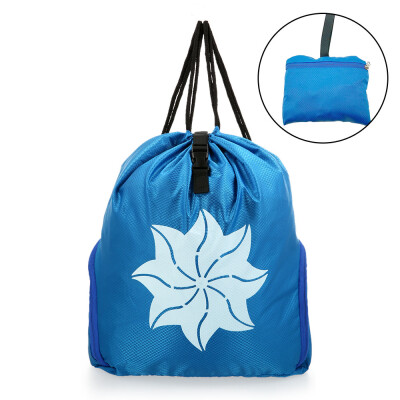 

22L Foldable Drawstring Backpack Bag Outdoor Sports Gym Sack Pack Travel Storage Bag Beach Bag