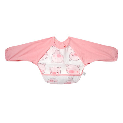 

Baby Bibs Waterproof Long Sleeve Apron Children Feeding Smock Bib Burp Clothes Soft Eat Toddler Clothing