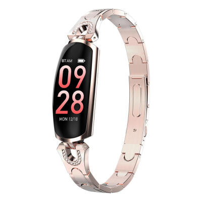 

AK16 Women Heart Rate Monitor Fitness Tracker IP67 Waterproof Bracelet