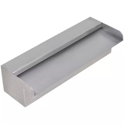 

Rectangular Waterfall Pool Fountain Stainless Steel 118