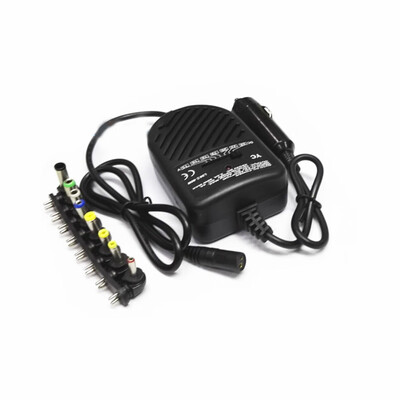 

Universal DC 80W Car Auto Charger Adapters Set Adjustable 8 Detachable Plugs Laptop Notebook Power Supply Adapter