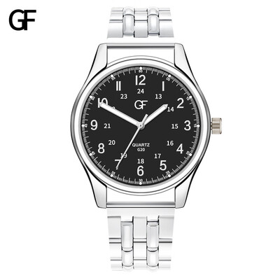 

Gobestart Fashion High-End Mens Quartz Letter Steel With Watch Pointer Light Series Male