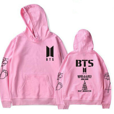 

KPOP BTS Bangtan Boys TATA Hoodie Sweatshirt Unisex Loose Pullover Sweater Tops