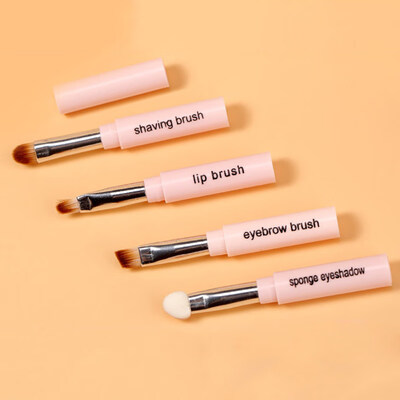 

4Pcs Stretch Eyeshadow Lip Eyebrow Makeup Brushes Portable Beauty Cosmetic Tools