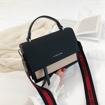 

Net red leisure bag simple frosted broadband portable womens bag new 2019 Joker shoulder slung small square bag