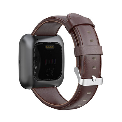

ECSEM Watch Strap for Fitbit VersaFitbit Versa Lite Genuine Leather Band Wristband Bracelet for Fitbit Versa Smart Watch