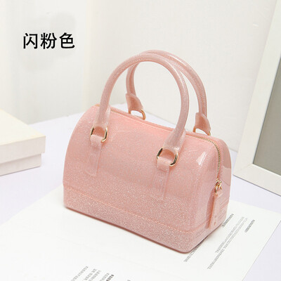 

Jelly Boston Tote Bag Fashion Women Shoulder Bags Large Capacity Candy Woman Handbags&Purses 2019 Summer New Crossbody Bag