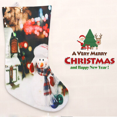 

Tailored Candy Bag Christmas Gifts Tree Ornament Stocking Santa Claus Snowman Sock Decor