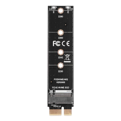 

NVME Adapter Card M2 to PCI-E30 1x Extension  Key NGFF Converter Card