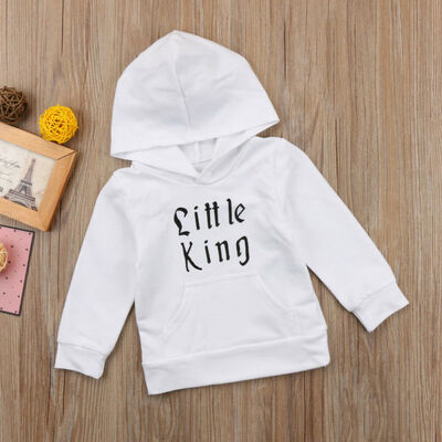 

Casual Toddler Kids Baby Boy Hooded Top T-shirt Sweatshirt Outerwear Clothes