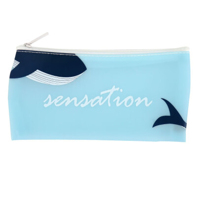 

4 Styles Students Pencil Bag Cute Cartoon Ocean Whale Series Pencil Case For Student Stationery Gifts