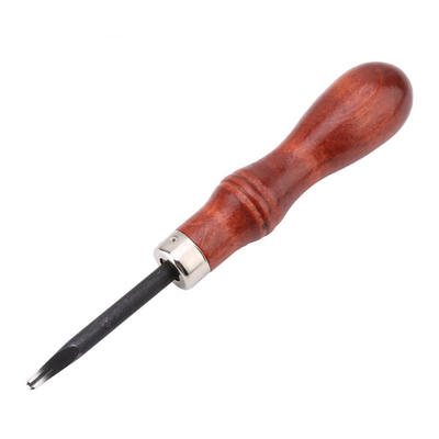 

Greensen Professional Leather Craft Tool Wooden Handle Edge Beveler Rounder