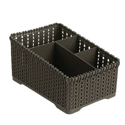 

Toponeto Office Plastic Storage Box Desktop Finishing Box Cosmetics Debris Case