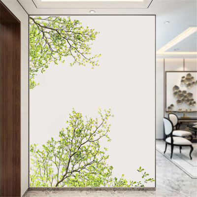 

Green Tree Branch Wall Sticker Removable Home Decorations Sticker