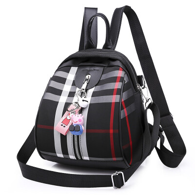 

Three waterproof shoulder bag womens fashion small backpack Joker shoulder-slung Oxford cloth Korean backpack