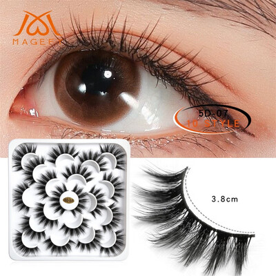 

〖Follure〗10 Pairs Of Lotuses With 5D Mink False Eyelashes And Natural Dense Eyelashes