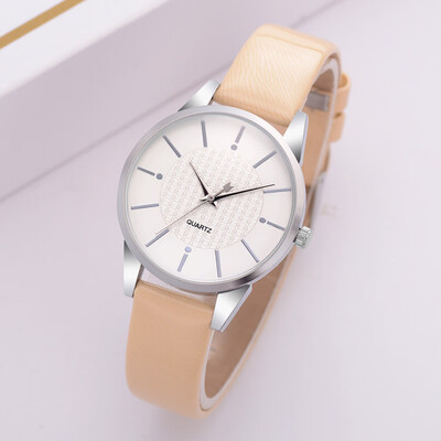 

Womens Fashion Leather Strap Quartz Watch clock relogio feminino mujer Hot Sale Casual Luxury Simple Ladies WristWatches F