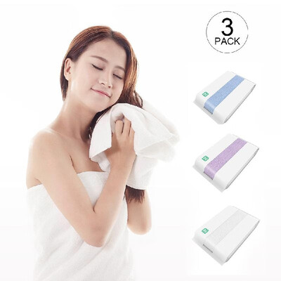 

3pcs Xiaomi ZSH Towel 13 X 13 Inch Ultra Soft 100 Cotton Quick-Dry Washcloth Antibacterial Water Absorption Hand Towels Face Towe
