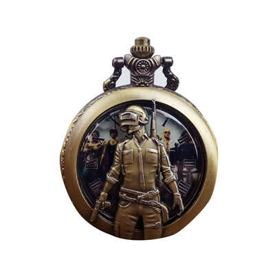 

Men Soldiers Vintage Rose Hollow out Carve Round Shaped Pocket Watch Women Watch Quartz Steampunk Necklace Watch