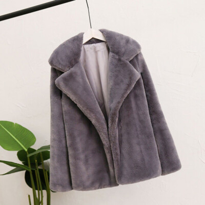 

Roseonmyhand Women Winter Warm Thick Coat Solid Overcoat Outercoat Jacket Cardigan Coat