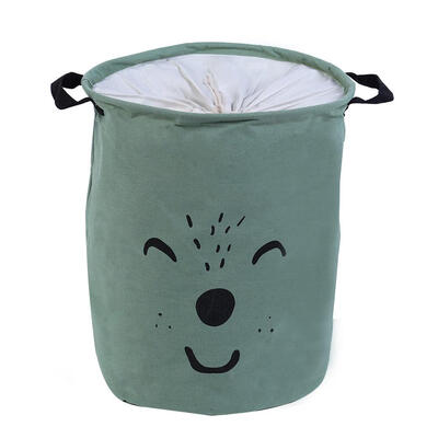 

Fold Waterproof Cartoon Cotton Linen Drawstring Dirty Clothes Storage Bag