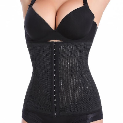 

New Women Corset Waist Trainer Cincher Post-baby Control Body Shaper Underbust Breathable Shapewear BlackBeige