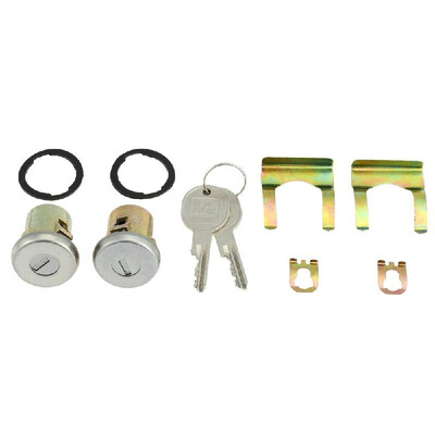 

Pair of Door Lock Cylinder Set with 2 Keys for Chevrolet GMC Buick Cadillac Oldsmobile Pontiac
